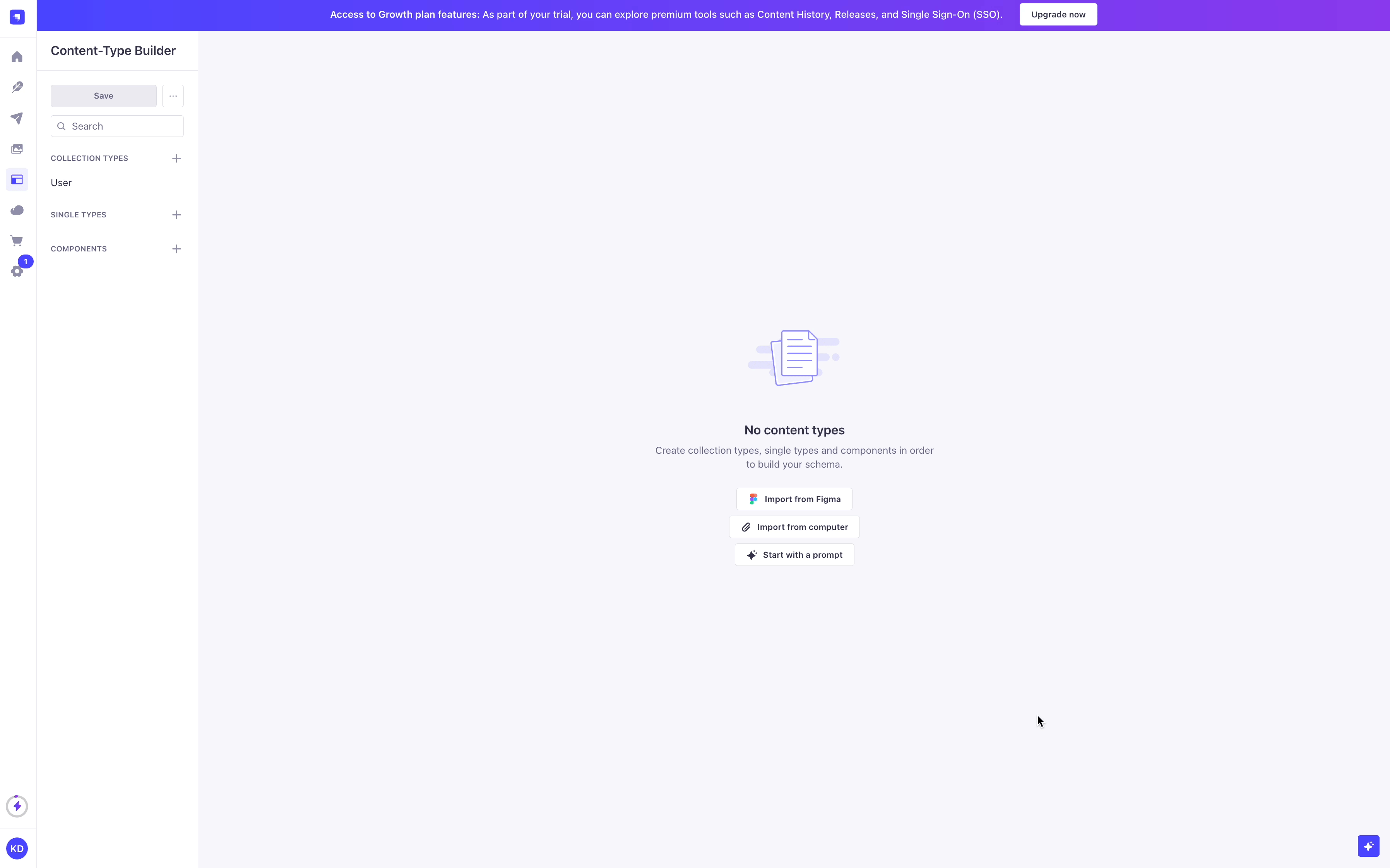 Strapi AI in Content-Type Builder
